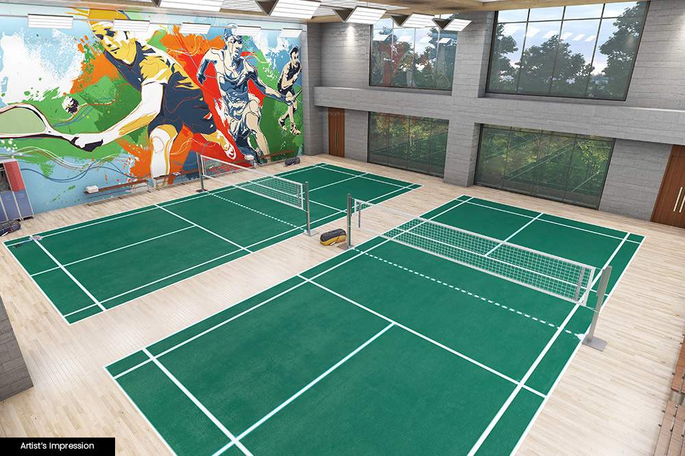  luxuria phase ii Tennis Court