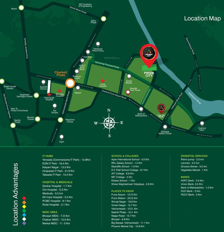  prism city green Location Plan