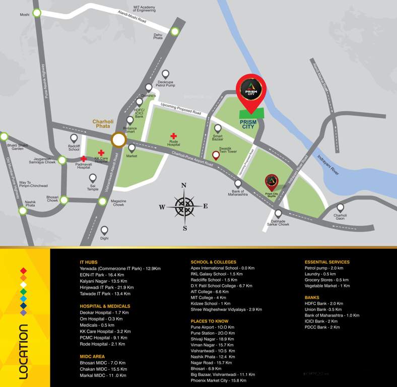  prism city green Location Plan