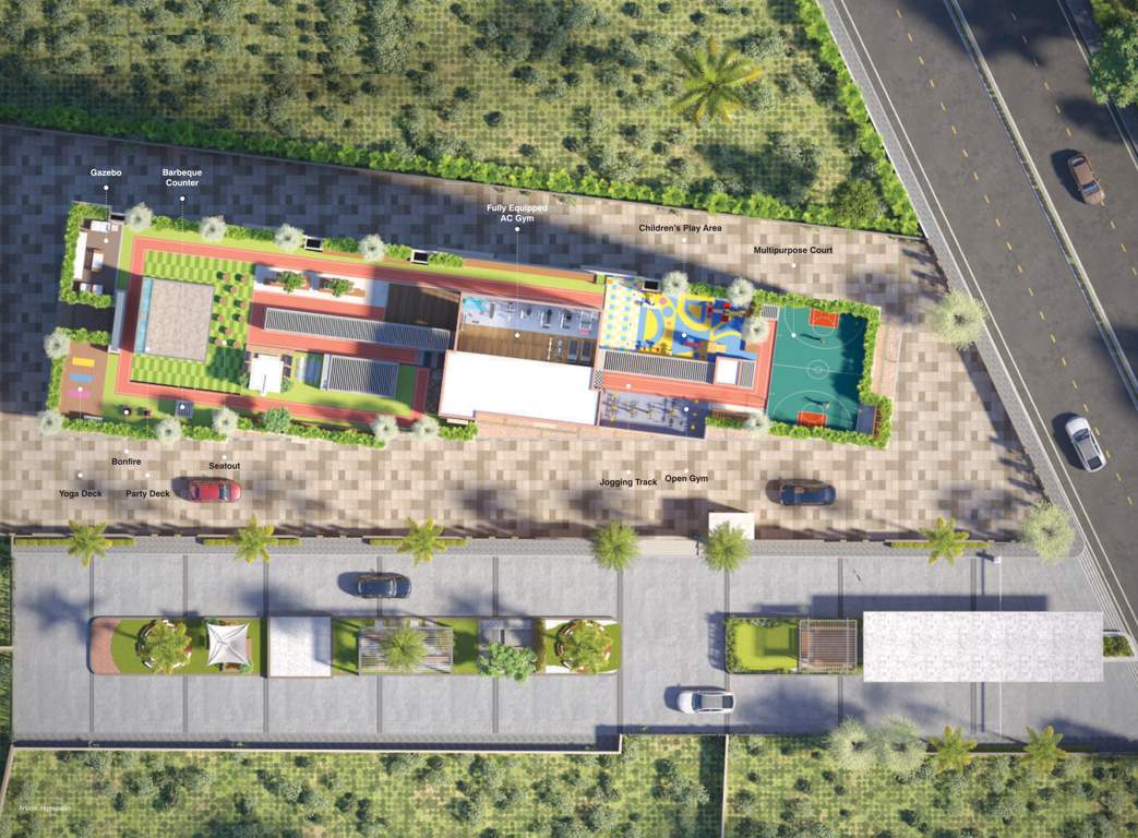  prism city green Internal Roads & Footpaths