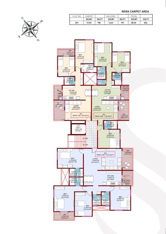  shilpa ii Shilpa II Cluster Plan for 2nd Floor