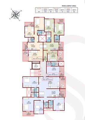  shilpa-ii Shilpa II Cluster Plan for 5th Floor