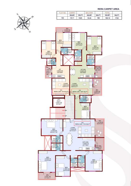  shilpa ii Shilpa II Cluster Plan for ground Floor