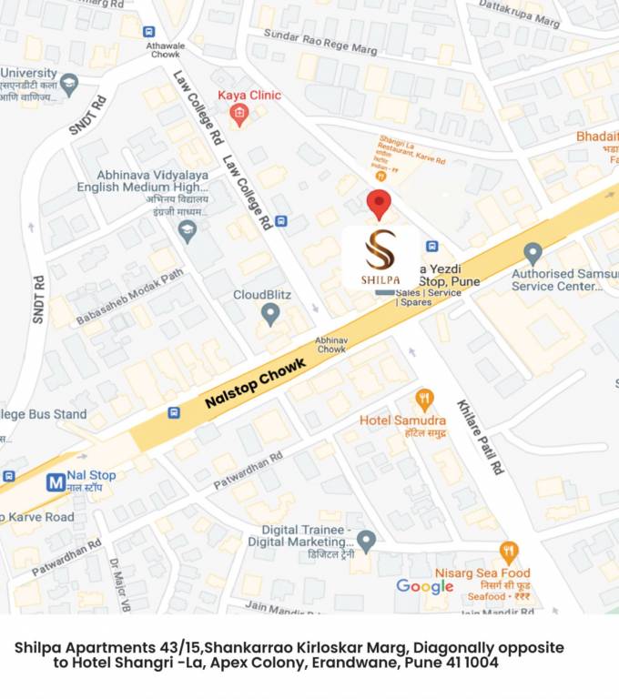  shilpa ii Location Plan