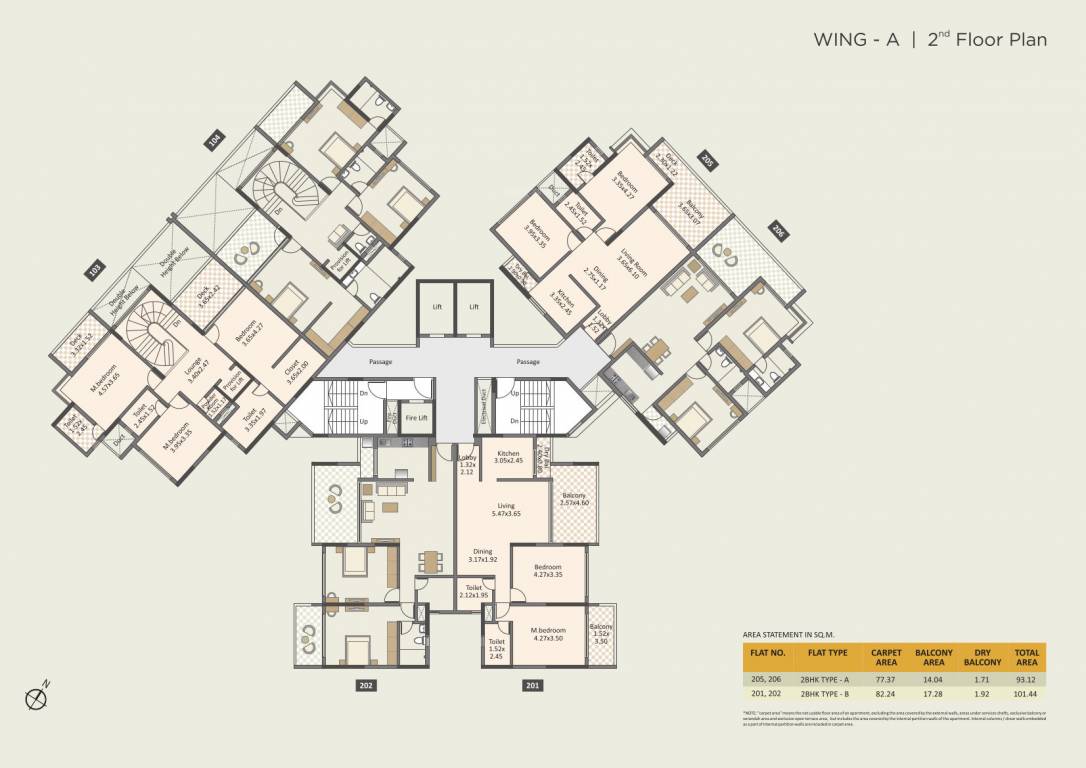  r 47 highgardens A Wing And B Wing Cluster Plan