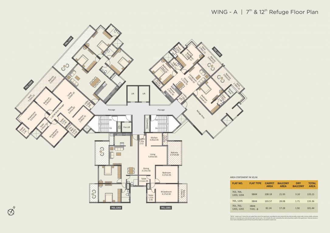  r 47 highgardens A Wing And B Wing Cluster Plan
