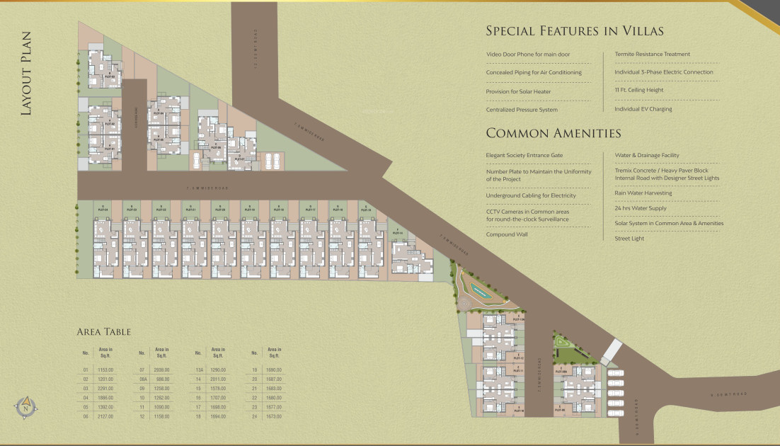  paradise Layout Plan