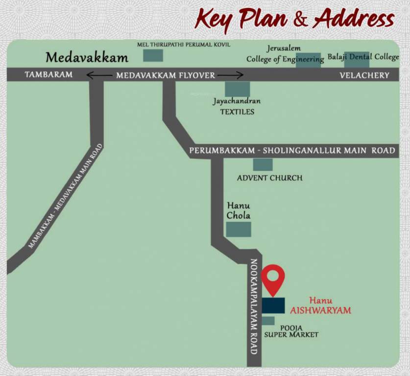  aishwaryam Location Plan
