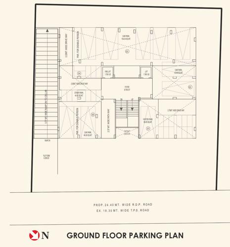  raghukrupa-apartment Raghukrupa Apartment Cluster Plan for ground Floor