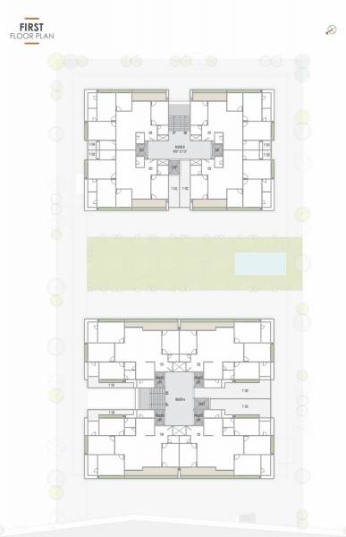  aam-baag Block A And B Cluster Plan for 1st Floor