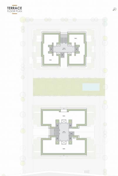  aam-baag Block A And B Cluster Plan for Terrace  Floor