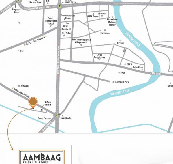  aam-baag Location Plan