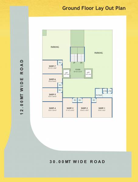  shivansh-square Shivansh Square Cluster Plan for ground Floor