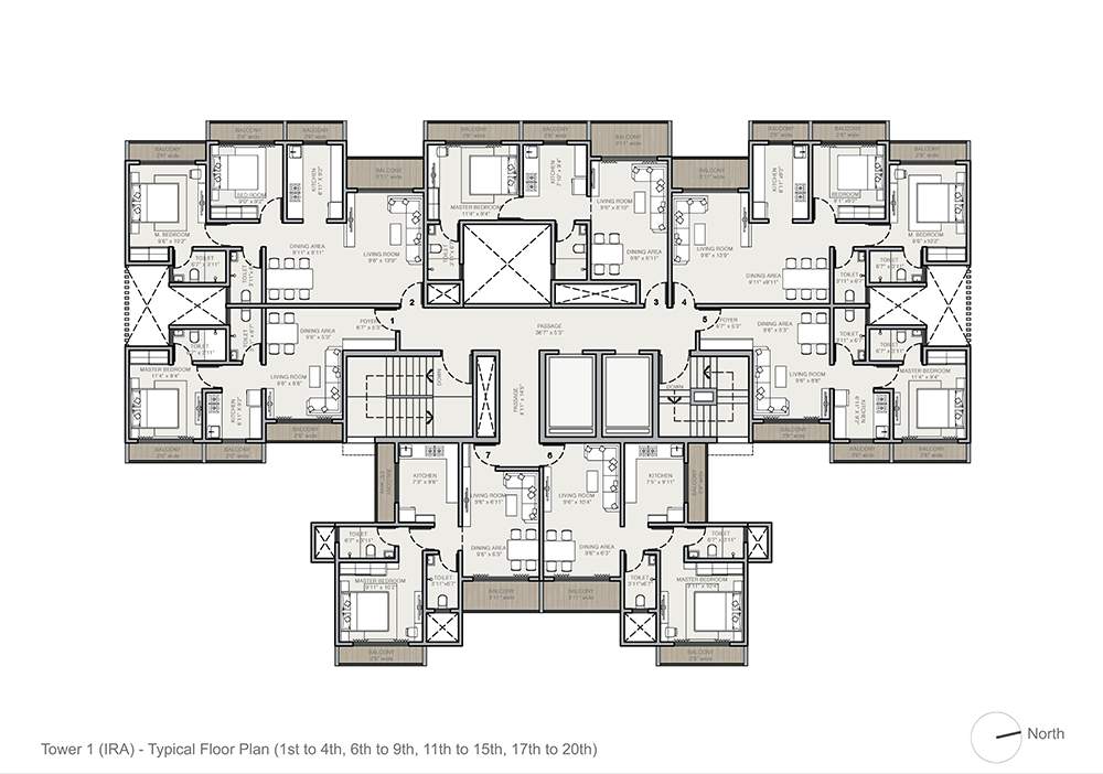  ira forming part of the complex akhand IRA Forming Part Of The Complex Akhand Cluster Plan from 1st to 4th Floor