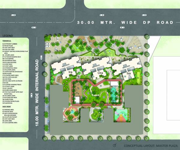 Layout Plan ira-forming-part-of-the-complex-akhand Layout Plan