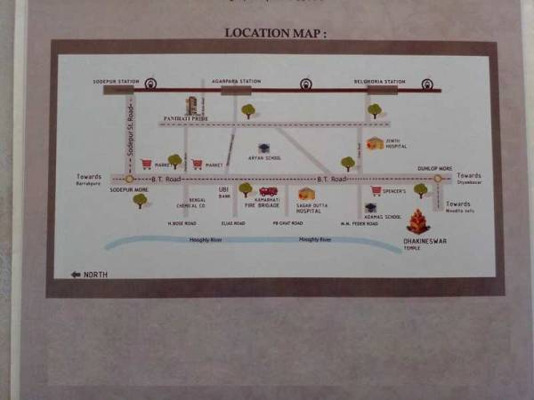  panihati-pride Location Plan