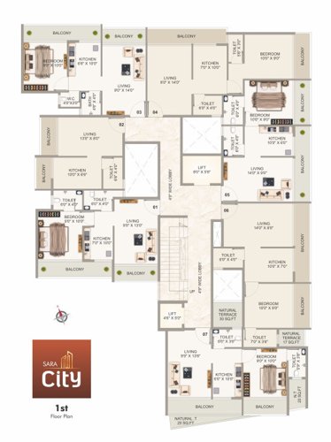  city City Cluster Plan for 1st Floor