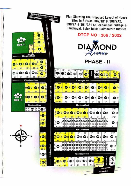 avenue phase iii Layout Plan