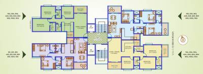  palaash-aayush B Wing Cluster Plan