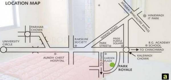 Images for Location Plan of Pride Purple Park Royale