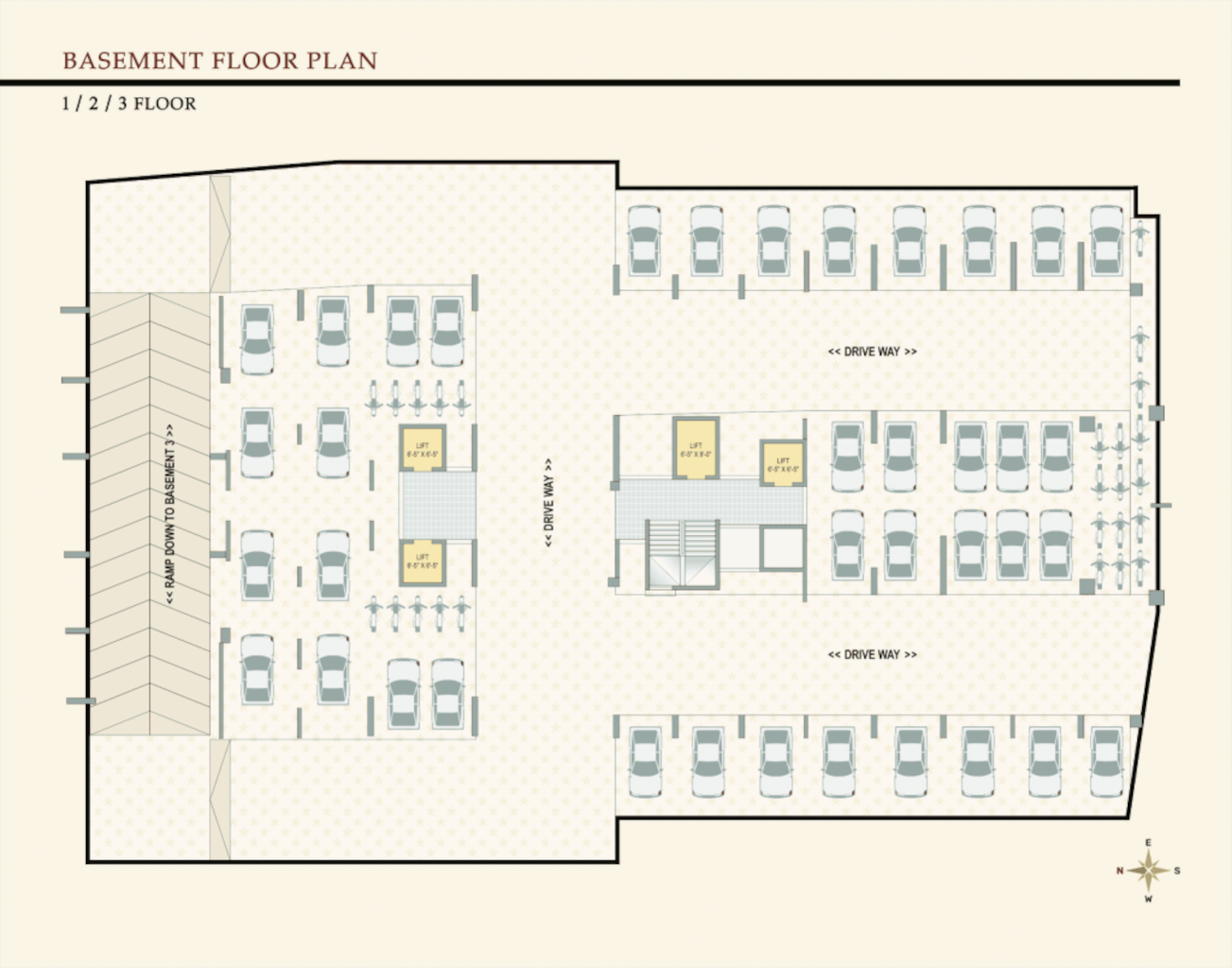  serenity Serenity Cluster Plan for basement Floor
