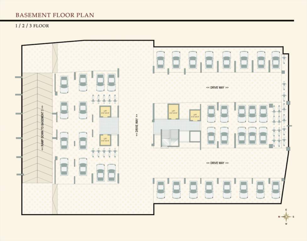  serenity Serenity Cluster Plan for basement Floor