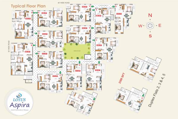  aspira Aspira Cluster Plan from 1st to 7th Floor