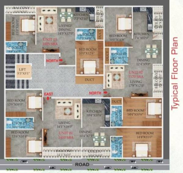  eavetop-square Eavetop Square Cluster Plan from 1st to 5th Floor