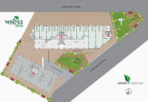  abhishek-greens Block A B And C Cluster Plan for ground Floor