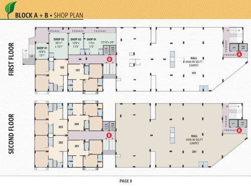  abhishek-greens Block A B Cluster Plan for ground Floor