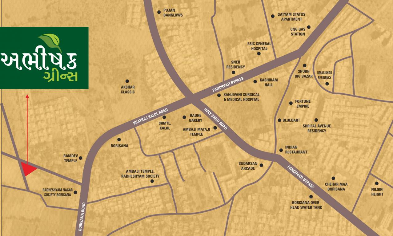  abhishek greens Location Plan