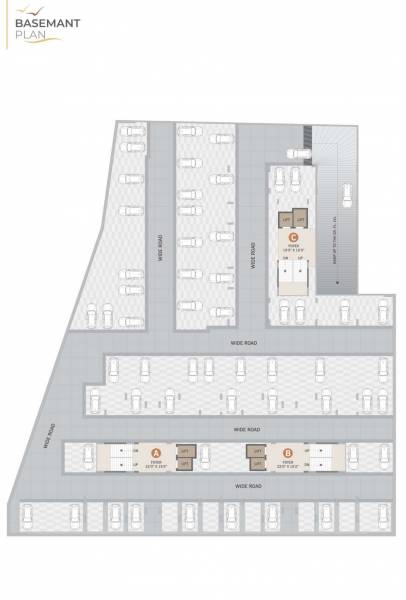  lakeview Block A, B And C Cluster Plan for Basement Floor