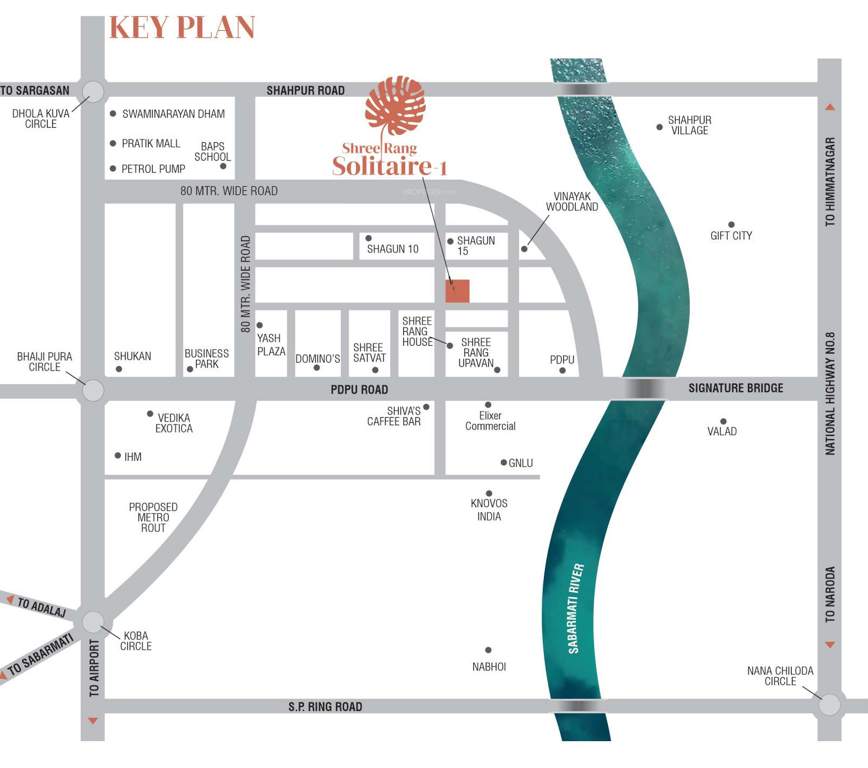  shreerang solitaire 1 Location Plan