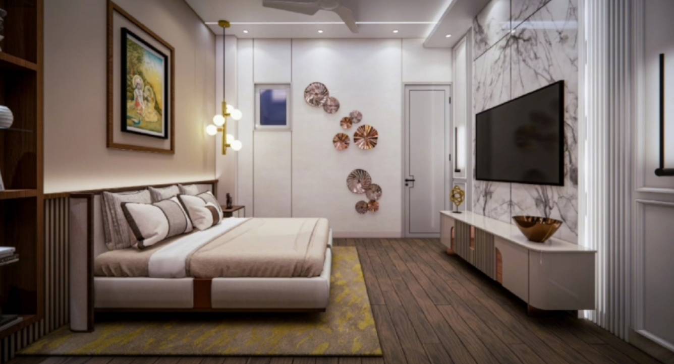 mine home luxurious flats Bedroom