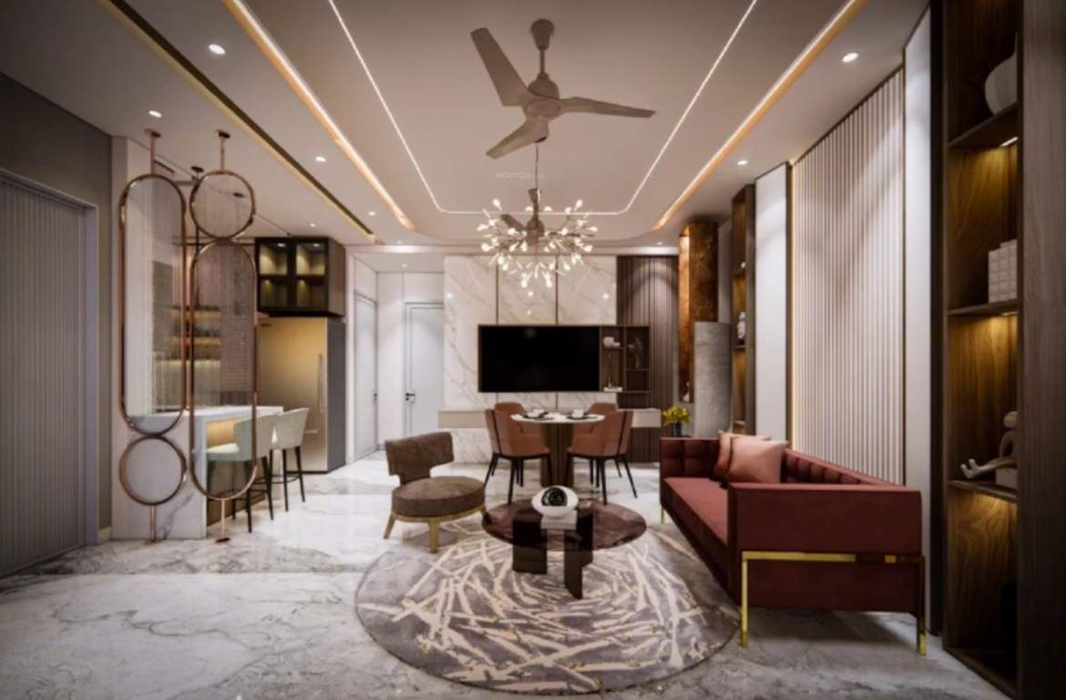 mine home luxurious flats Living Area