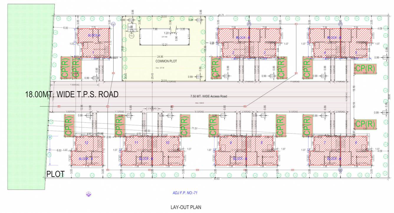  keshav bunglows Layout Plan
