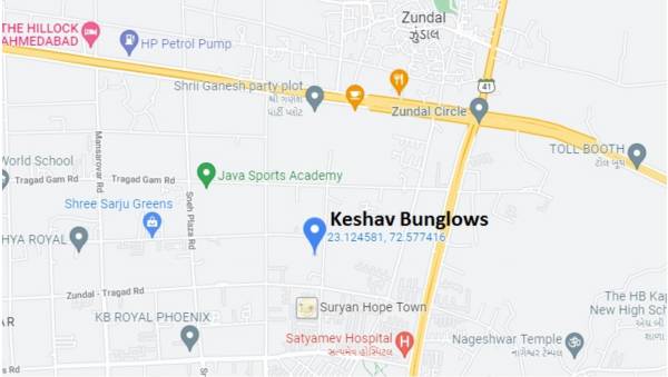  keshav-bunglows Location Plan