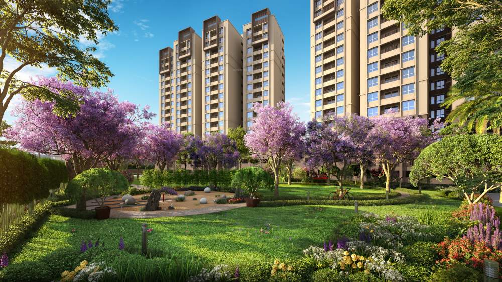  signature towers Landscape Garden and Tree Planting
