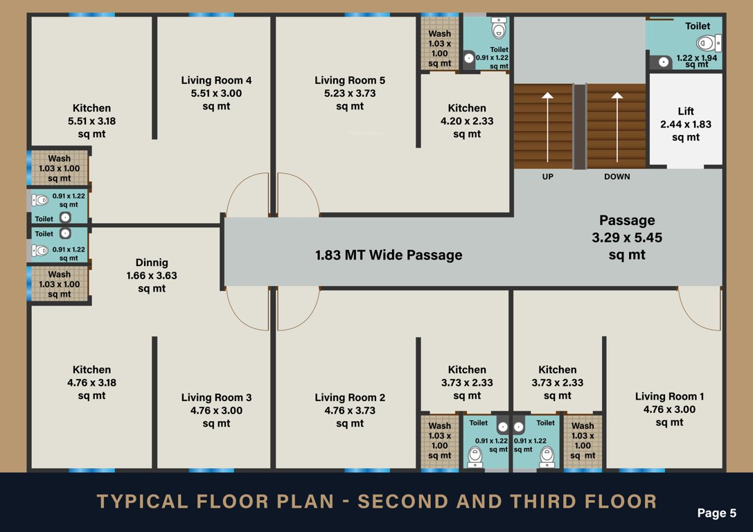  vraj platinum Vraj Platinum Cluster Plan from 2nd to 3rd Floor
