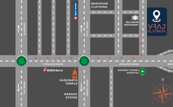 Location Plan vraj-platinum Location Plan