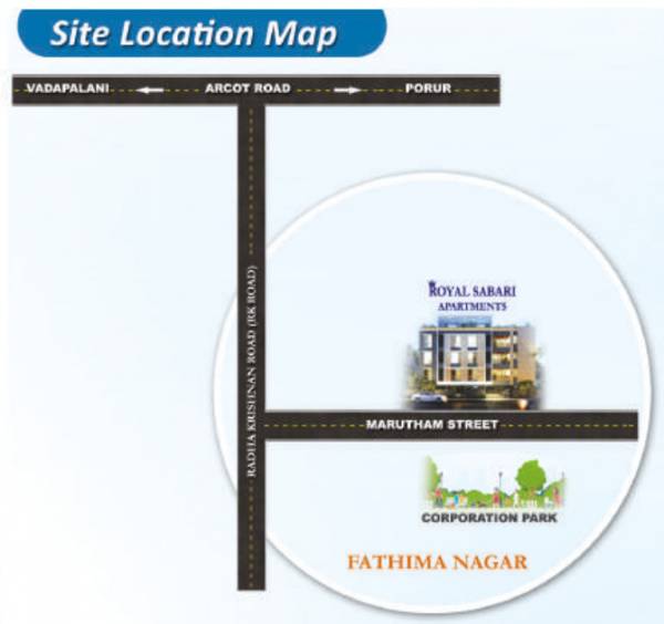  royal-sabari-apartments Location Plan