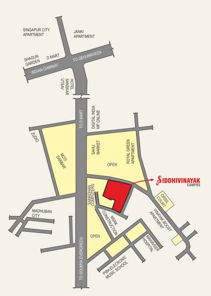  campus Location Plan