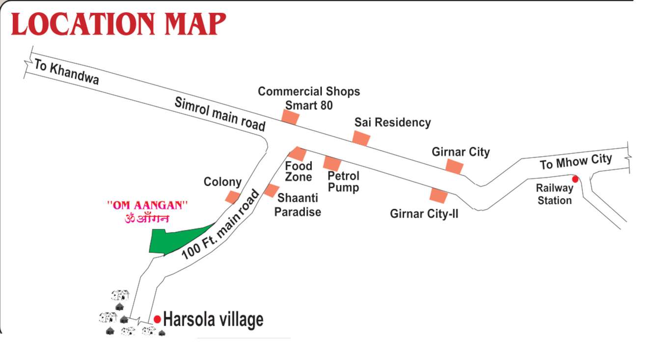  om aangan Location Plan