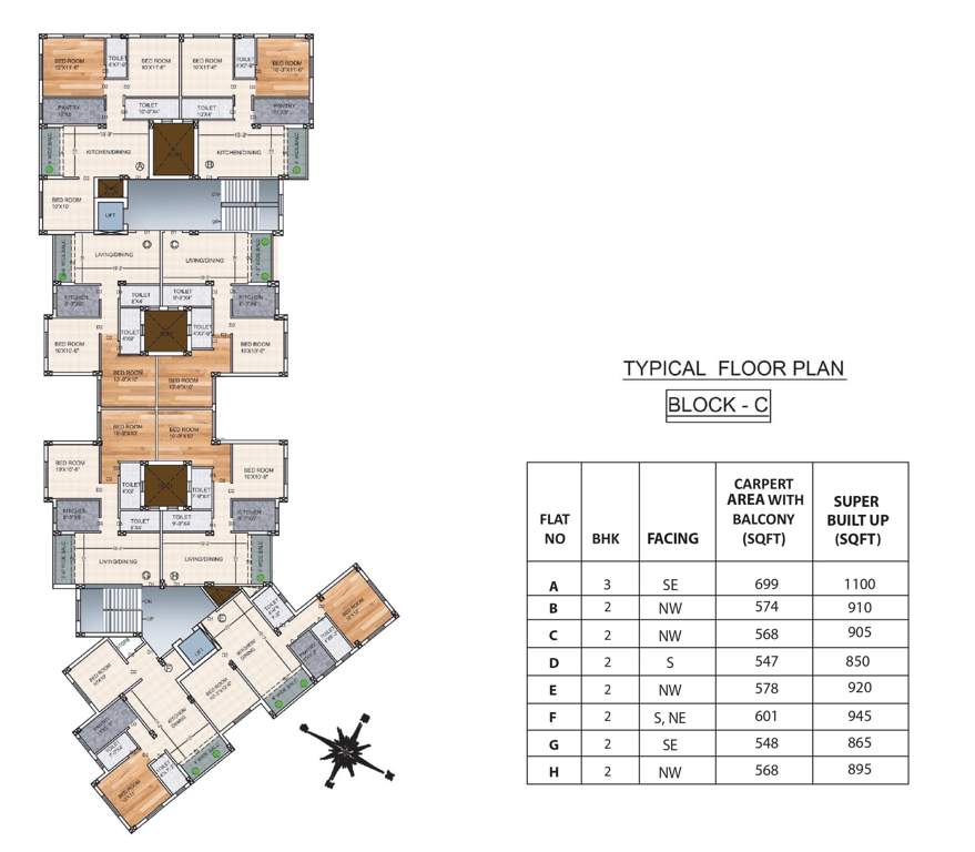  emporis Block 1 Cluster Plan