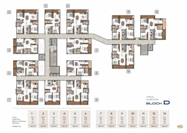  solitaire Block  D Cluster Plan