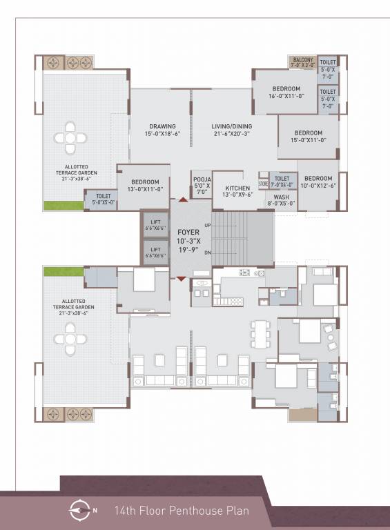 sky Sampath Sky Cluster Plan