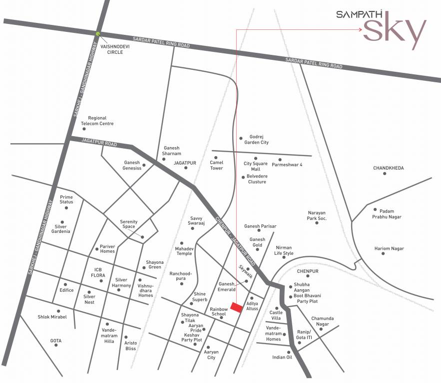  sky Location Plan