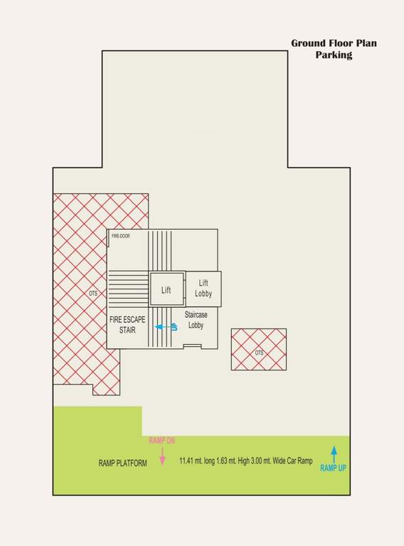  runmukteshwar residency 44 Bahudas Mohallo Ground Cluster Plan