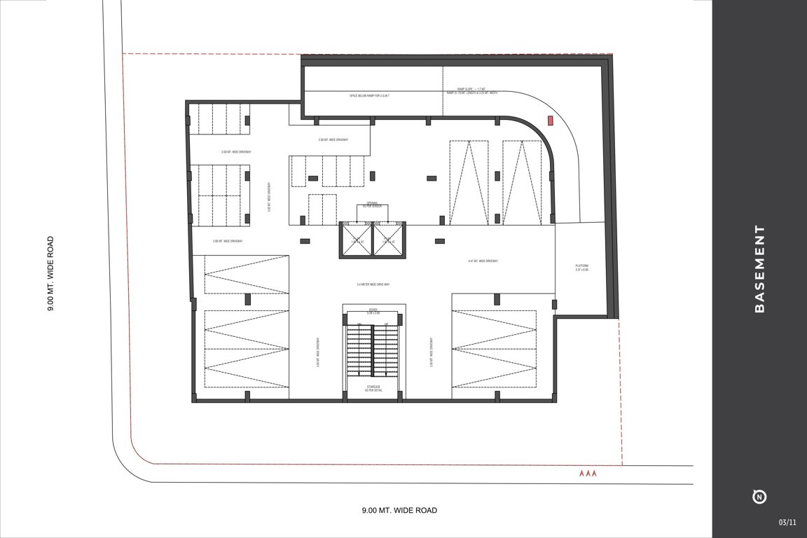  aaradhya elegance Block  A Basement Cluster Plan
