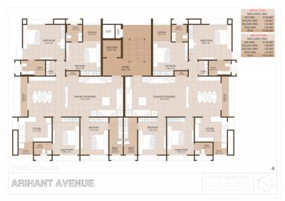  arihant-avenue Arihant Avenue Typical Cluster Plan
